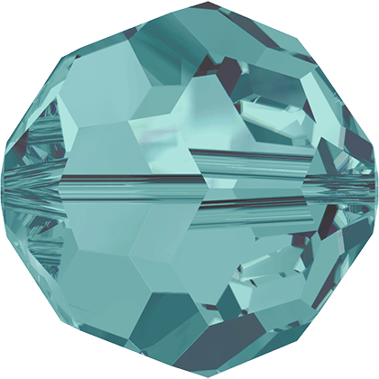 (image for) 5000 8mm*. Blue Zircon Round Bead PQ 12
